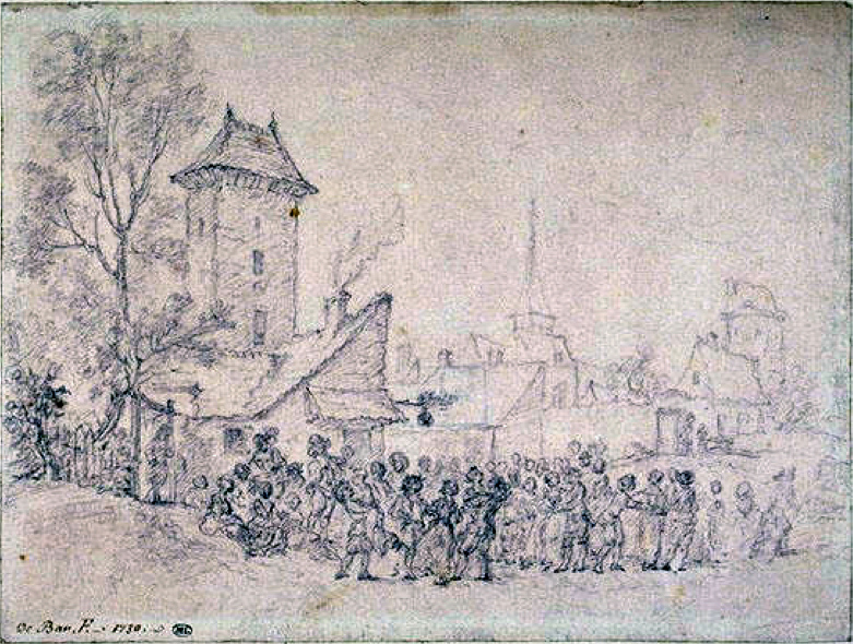 5. Anonymous, Village Fête, Paris, Musée du Louvre, Département des arts graphiques.